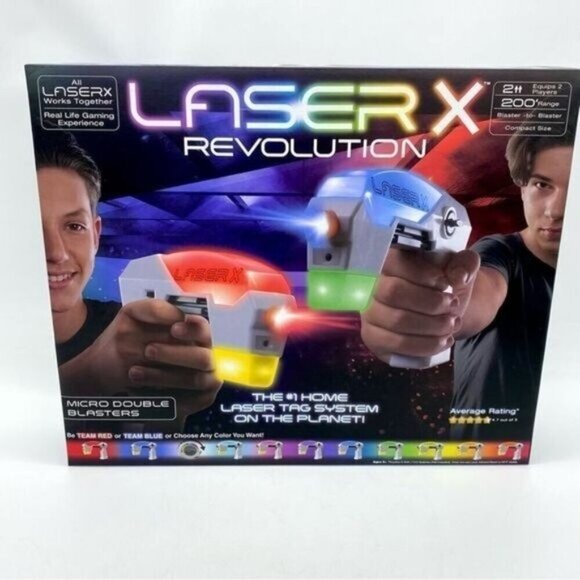 Laser X Revolution Laser Tag 2-Player Set New - Picture 1 of 7